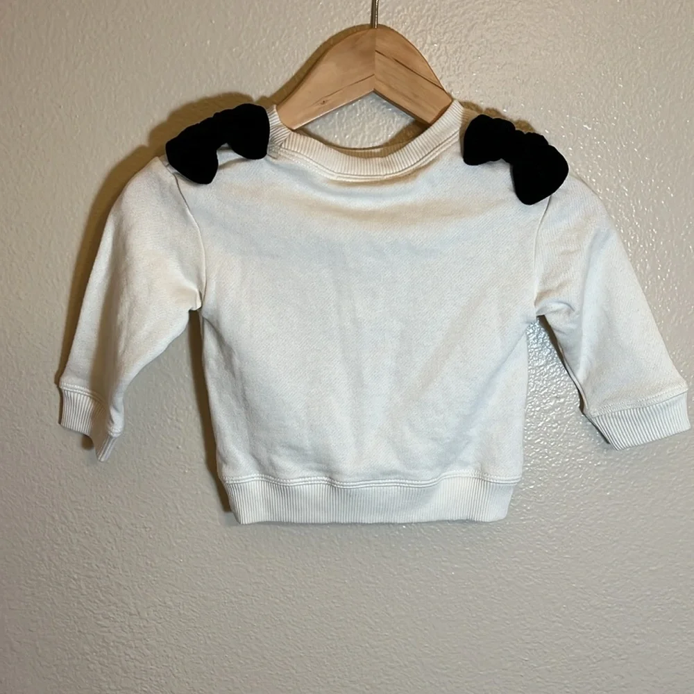 NWT Splendid Black Bows Sweatshirt
